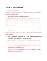 Chapter 5 Infosec Positions Can Classified Into What Three