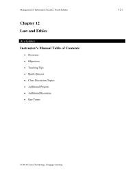 Chapter 12 The Ten Commandments Computer Ethics Educate Students