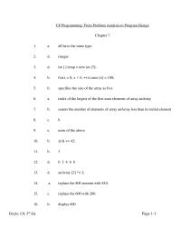 Chapter 7&nbsp;The array identifier memory location does not&nbsp;actually
