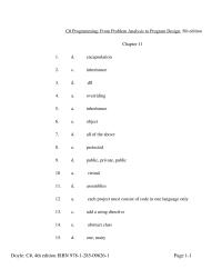 Chapter 11 Interfaces Contain Implementation Details For Any Their