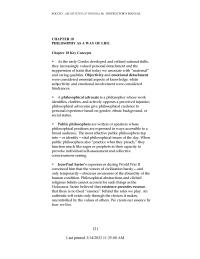 Educational Philosophy Chapter 18 Homework According to Sartre, we are condemned to be free since