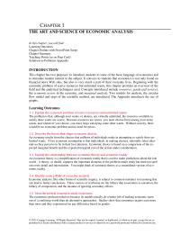 Economics Chapter 1 Economic Resources Are Combined Variety Ways Produce