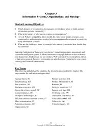 Management Chapter 3 Homework Business Strategy Supported Customer And Supplier Intimacies