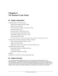 Economics Chapter 6 The World Relative Supply Curve Shifts