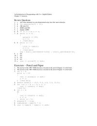 Programming Languages Chapter 11 All The Elements One dimensional Array Have The
