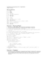 Programming Languages Chapter 14&nbsp;field&nbsp;record&nbsp;f stream&nbsp;of stream