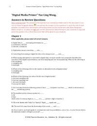 Media Studies Chapter 1 Homework The Word Bit Comes From The Shortening