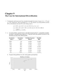 Investments & Securities Chapter 9 There Doubt That Financial Markets Are Becoming