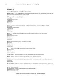 Media Studies Chapter 10 Homework A difference between a function and a procedure is that a