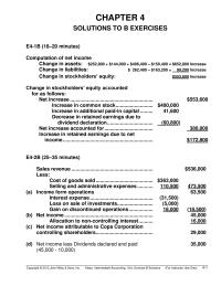 Chapter 4 Earnings Per Share Income From Continuing Operations