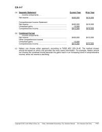 Chapter 4 A Separate Statement Current Year Income