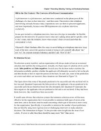 Human Resources Chapter 7&nbsp;Quadrant I represents the false positives