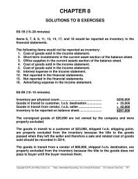 Chapter 8 Sawyer Company Computation Inventory For Product Bap