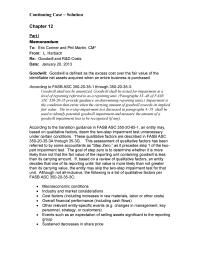 Chapter 12 The goodwill is considered impaired because the fair