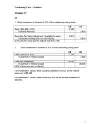 Chapter 17 Continuing Case Solution Judgment Necessary Assess The