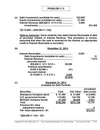 Chapter 17 Any Change The Net Unrealized Holding Gain