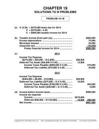 Chapter 19 Income Tax Expense Current Deferred Adjustment