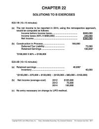 Chapter 22 Process Deferred Tax Liability Retained