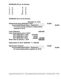 Chapter 22 Bond interest expense for 2014 and 2015 was computed
