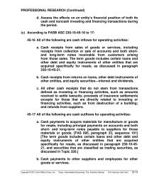 Chapter 23 All of the following are cash outflows for operating