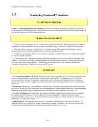 Management Chapter 12 Note Very Few Students Have Experience Either
