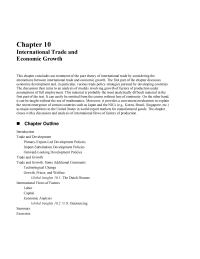 Economics Chapter 10 Homework As Trade Pattern Alternatively Were Experience Equi proportionate