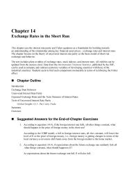 Economics Chapter 14 Homework Swiss Franc How The Expected Rate Pound