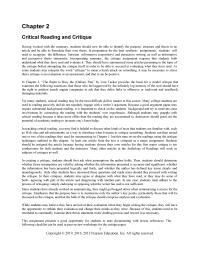 Chapter 2 Homework They should have summarized some articles pertaining to