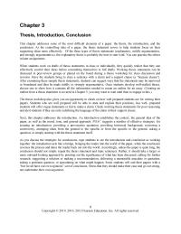 Chapter 3 Homework Thesis Introduction Conclusion This Addresses