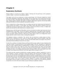 Chapter 4 Homework Next The First Draft The Synthesis Presented