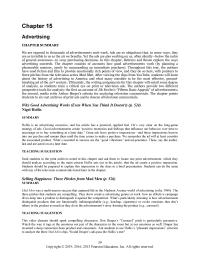 Chapter 15 Homework Ultimately, the writing assignments for this chapter will entail&nbsp;