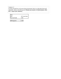 Investments & Securities Chapter 4 New Funds Expense Ratio Was 11 And