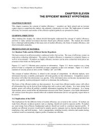 Investments & Securities Chapter 11 Active Management Including Security Selection And Market