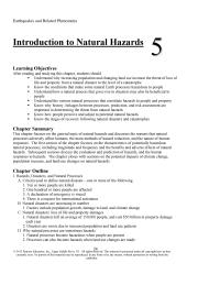 Environmental Engineering Chapter 5 Homework Reactive Response Impact And Recovery From Disasters