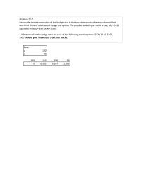 Investments & Securities Chapter 21 Select Each Scenario Independently Data Sigma 05