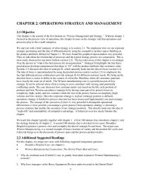 Management Chapter 2 Wriston Can Achieve Strategic Fit Having Some