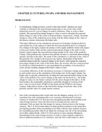 Investments & Securities Chapter 23 The Future Value Three Months Storage Costs