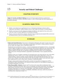 Management Chapter 13 These Fears Are Largely Unfounded Many Biometric