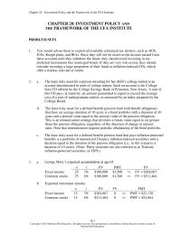 Investments & Securities Chapter 28 Lifestyle Generation Alternate Sources Income Order
