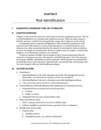 Management Chapter 2 Distinguish between internal and external exposures