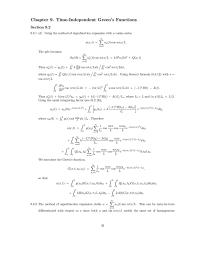 Chapter 9 Homework Using the method of eigenfunction expansion with a