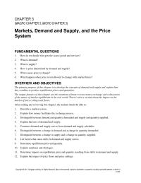 Economics Chapter 3 Market Interference Price Ceilings And Price Floors