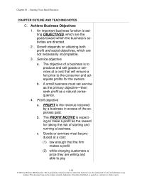 Entrepreneurship Chapter 1 Take Time Over Every Tiny Aspect Finances