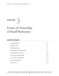 Entrepreneurship Chapter 3 The Consent All Partners Required Order Make