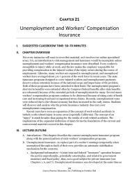 Management Chapter 21 How Does Unemployment Insurance Help Reverse The