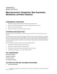 Economics Chapter 15 But Either The Recession Comes Surprise Policymakers