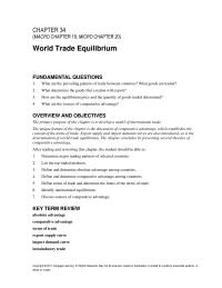 Economics Chapter 34 Because The United States Has Abundant Capital