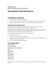 Economics Chapter 35 But Countries Must Careful That The Infant
