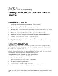 Economics Chapter 36 International Monetary Fund And The World