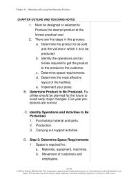 Entrepreneurship Chapter 12 Facilities Are The Buildings Machines And Other